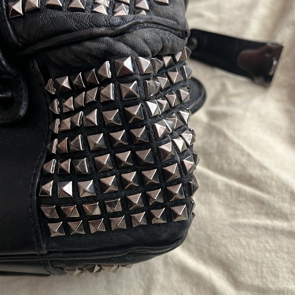 Burberry Prorsum Knight Satchel (lost studs, wear, damage), pre-loved condition! - Picture 9 of 17